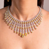 Susan Sapphire Yellow Necklace Set