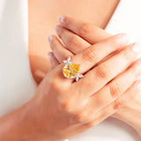 Eloise Sapphire Yellow Ring