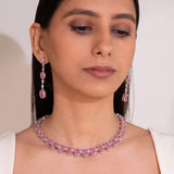 Soleil Pink Necklace Set
