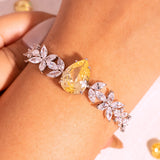 Eloise Sapphire Yellow Tennis Bracelet