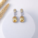 Velora Yellow Drop Earrings