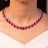 Scarlett Ruby Red Necklace Set