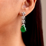 Daphne Emerald Green Pendant Set