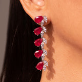 Scarlett Ruby Red Necklace Set