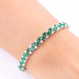 Liana Emerald Green Tennis Bracelet