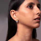Raya Yellow Stud Earrings