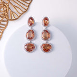 Amber Luxe Orange Dangles