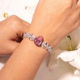 Eloise Sapphire Pink Tennis Bracelet