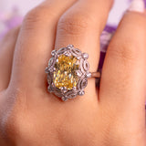 Solaris Sapphire Yellow Ring