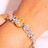 Eloise Sapphire Yellow Tennis Bracelet