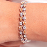 Viora Champagne Tennis Bracelet