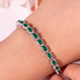 Aeris Emerald Green Tennis Bracelet