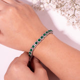Azira Emerald Green Tennis Bracelet