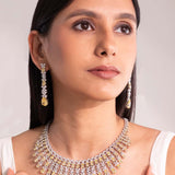 Susan Sapphire Yellow Necklace Set