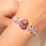 Eloise Sapphire Pink Tennis Bracelet