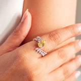 Aveline Sapphire Yellow Ring