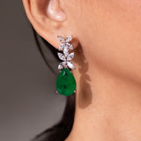 Eloise Emerald Green Pendant Set