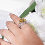 Martinne Sapphire Yellow Ring