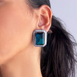 Teal Horizon Earrings