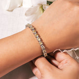 Pulsera de tenis Zinnara rosa