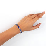 Novara Blue Tennis Bracelet