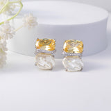 Color Me Pearl Yellow Studs