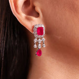 Avery Ruby Red Choker Set