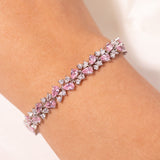 Zoreia Sapphire Pink Tennis Bracelet