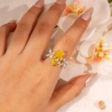 Eloise Sapphire Yellow Ring