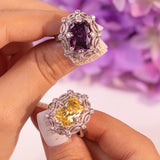 Solaris Sapphire Yellow Ring