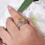 Martinne Sapphire Yellow Ring