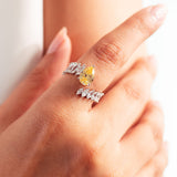 Aveline Sapphire Yellow Ring