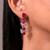 Aurelia Ruby Red Necklace Set