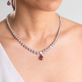 Blair Plum Pendant Set