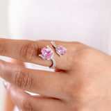 Amaya Sapphire Pink Ring