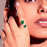 Amaya Emerald Green Ring