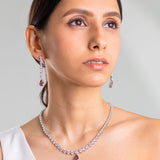 Blair Plum Pendant Set