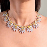 Lara Sapphire Yellow Necklace Set