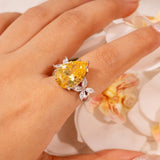 Eloise Sapphire Yellow Ring