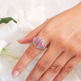 Liora Sapphire Pink Ring