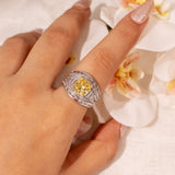 Zoraya Sapphire Yellow Ring