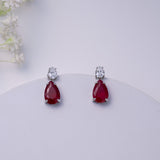Andie Ruby Red Pendant Set