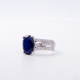 Eleonore Sapphire Blue Ring