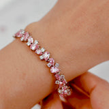Zinnara Pink Tennis Bracelet