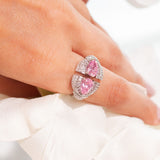 Liora Sapphire Pink Ring