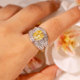 Zoraya Sapphire Yellow Ring