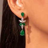 Alora Emerald Green Necklace Set