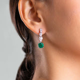 Elena Emerald Pendant Set