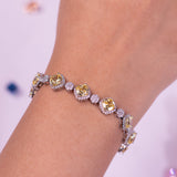 Florette Yellow Tennis Bracelet