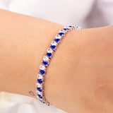 Evania Sapphire Blue Bracelet